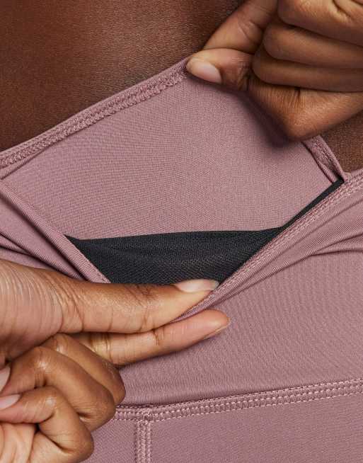 Nike Training – Dri-Fit – Power-Pants mit ausgestelltem Bein in Smokey Mauve, 4 von 4