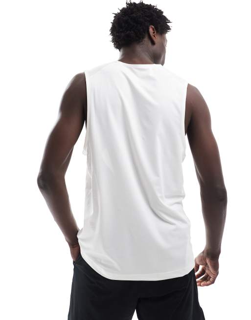 Nike Training Dri-Fit Ready tank in white | ASOS