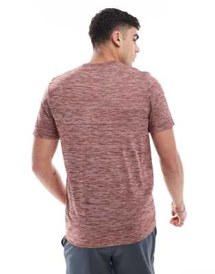 Nike Dri-fit Reset Melange T-shirt In Red