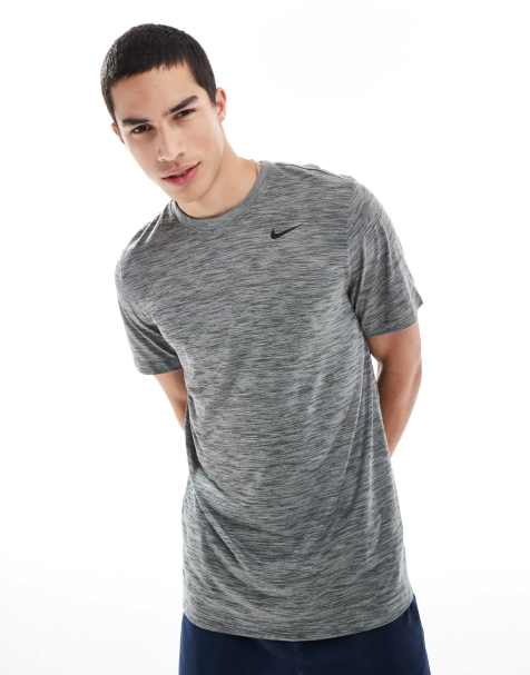 Nike Training Dri-Fit Reset t-shirt in gray heather - view 1