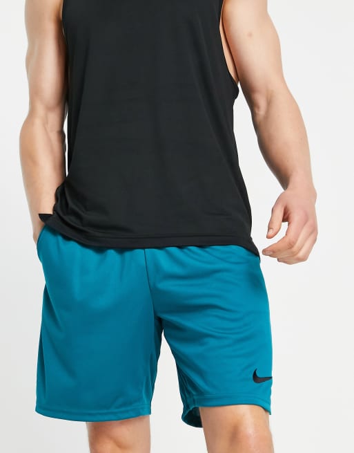 Nike Training – Dri-FIT – Shorts aus Webstoff in Blaugrün, 2 von 4