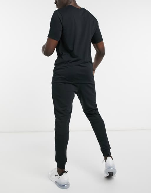 Nike Training Dri-Fit - Smaltoelopende fleece joggingbroek in zwart, 2 van 4