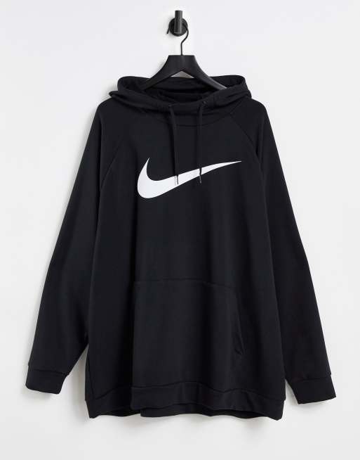 Nike Training Dri-FIT Swoosh hoodie in black