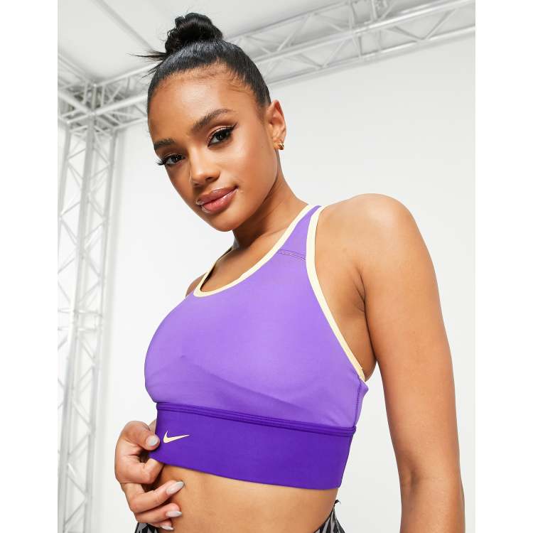 Purple nike bra online