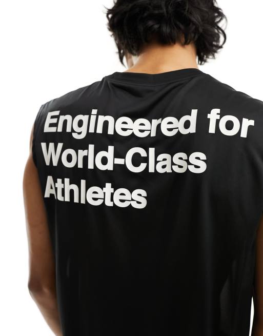 Nike Training Dri-FIT swoosh vest in black , 6 of 6