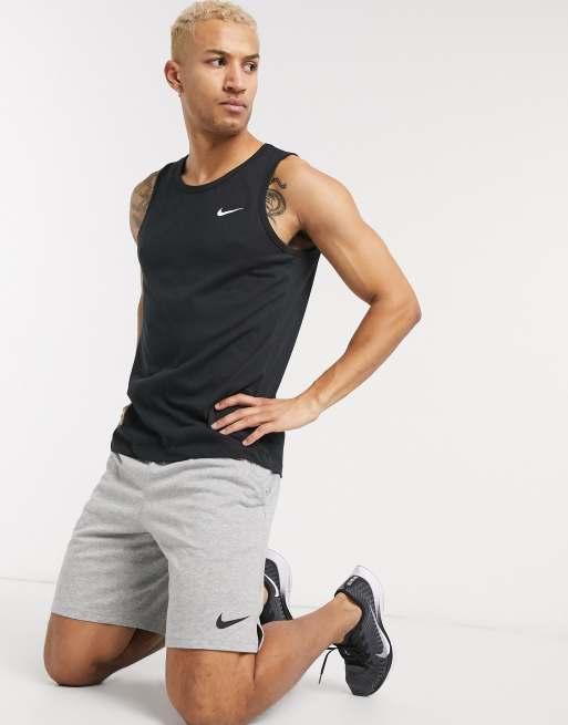 Nike Training – Dri-Fit – Szare szorty z bawełny, 4 z 4