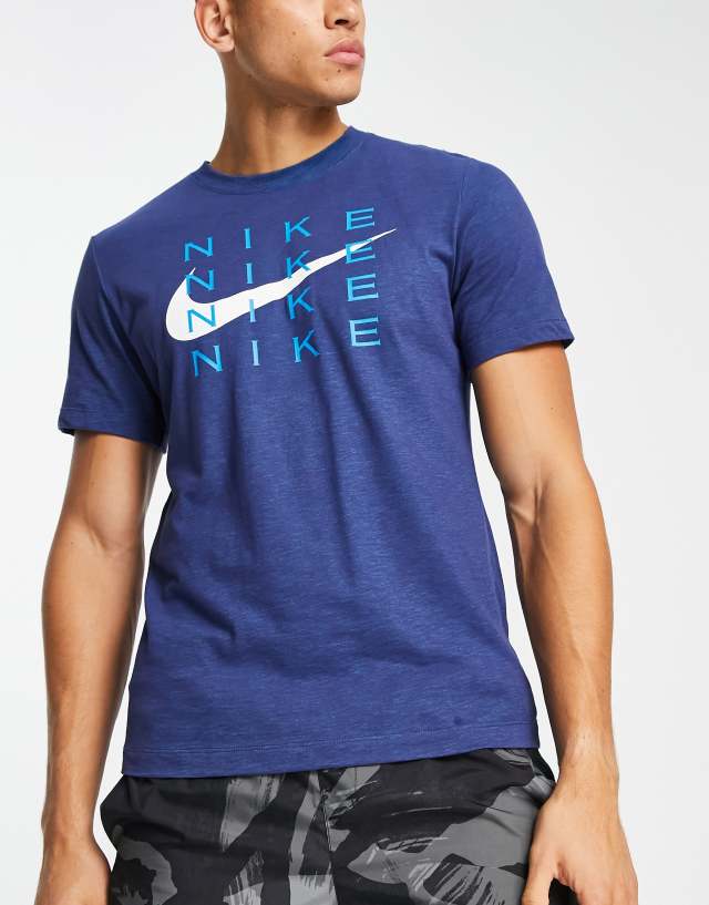 Nike Training Dri-Fit t-shirt in blue