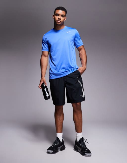 Nike Training Dri-Fit t-shirt in blue, 4 of 4