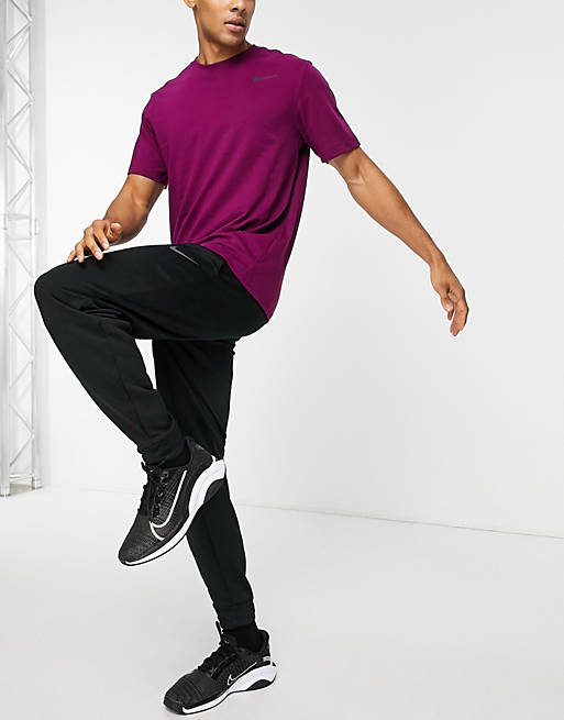  Nike Training Dri-FIT t-shirt in dark purple 