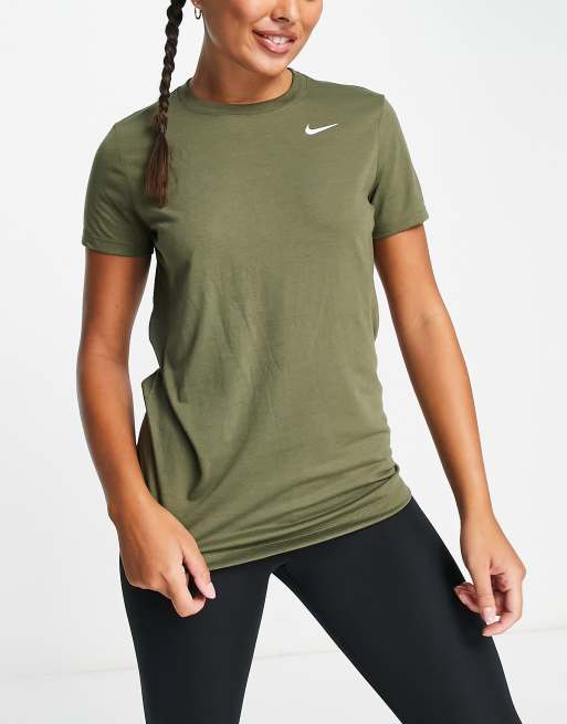 Nike Training Dri-FIT t-shirt in khaki