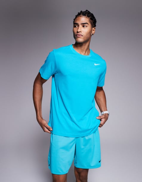 Nike Training Dri-FIT t-shirt in light blue - view 1