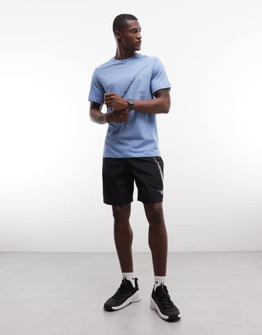 Nike Training Dri-FIT T-shirt in light blue | ASOS