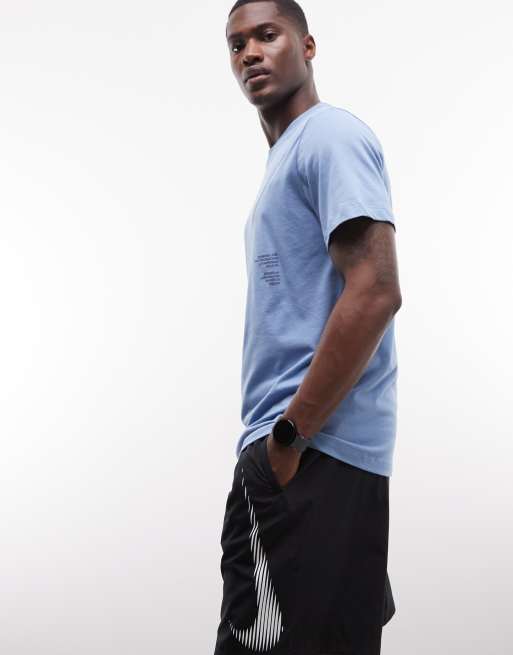 Nike Training Dri-FIT T-shirt in light blue | ASOS