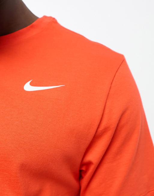 T shirt discount nike orange homme