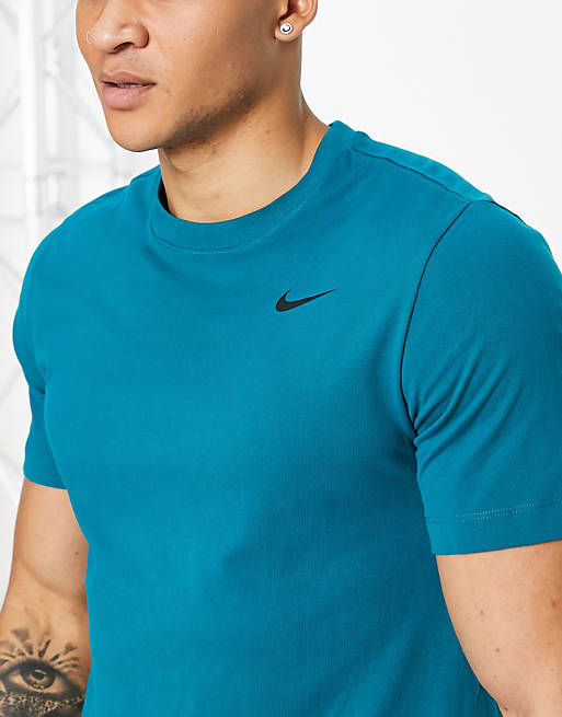 Nike Training Dri-FIT t-shirt in teal | ASOS