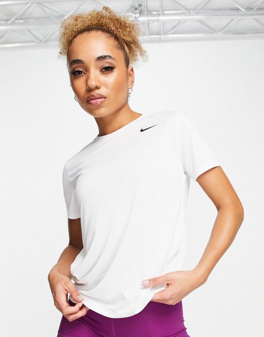 Nike Training – Dri-FIT – T-Shirt in Weiß