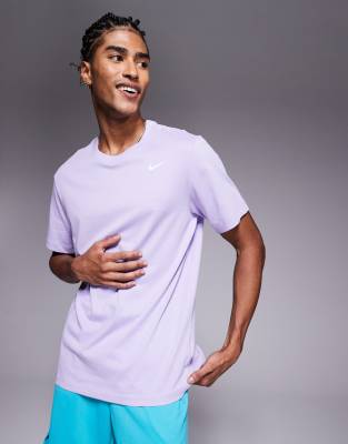 Nike Training - Dri-FIT - T-shirt - Lilas-Violet
