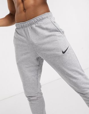 nike tapered joggers grey
