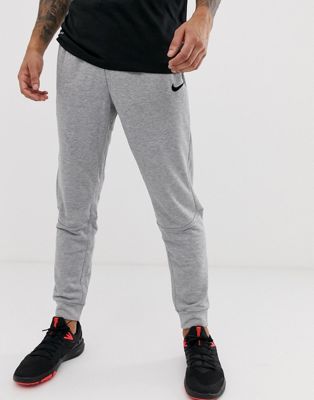 nike tapered joggers grey 