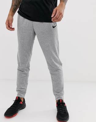 nike grey tapered joggers