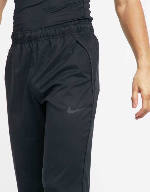 Nike dri best sale fit black joggers