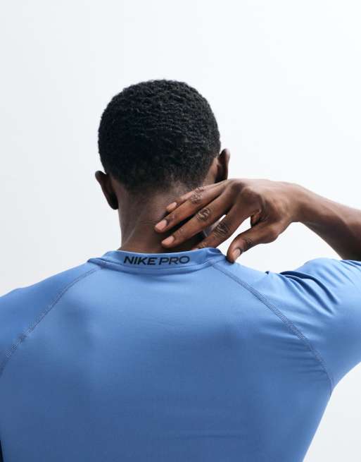 Nike Training Dri-FIT top in blue , 2 of 5