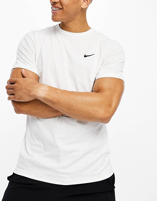 Nike Training Dri-FIT top in white | ASOS