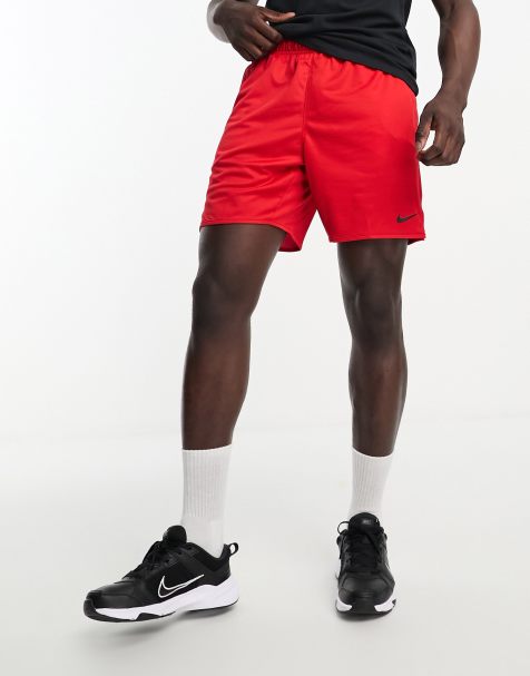 Nike hot sale shorts red