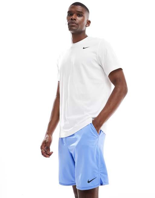 Nike Training Dri Fit Totality knit 7 inch shorts in blue