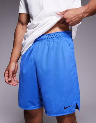 Nike Dri-fit Totality Knit 7-inch Shorts In Blue