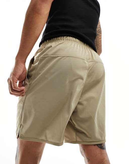 Mens dri 2025 fit khaki shorts