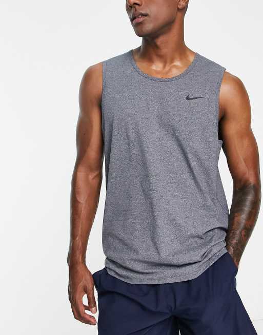 Nike Training Dri Fit vest in navy ASOS