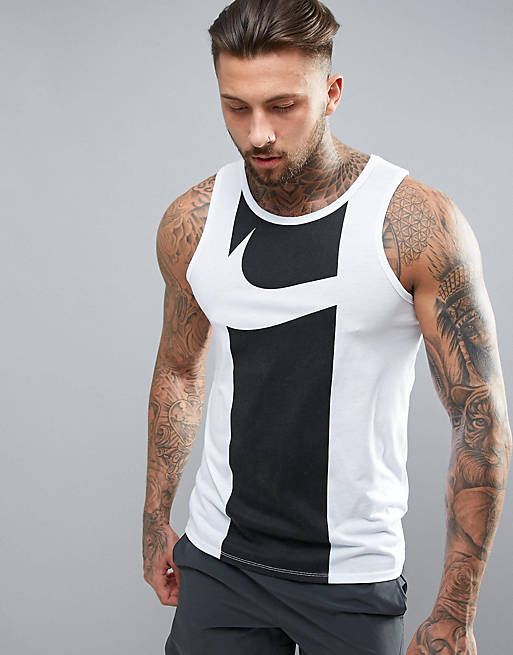 Nike Training Dri-FIT Vest In White 841627-101 | ASOS
