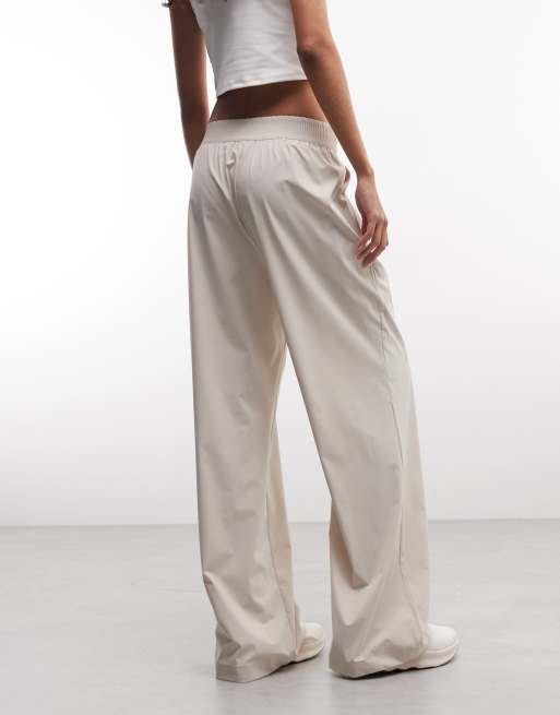 Nike Training Dri-Fit wide leg pants in beige  , 2 of 5