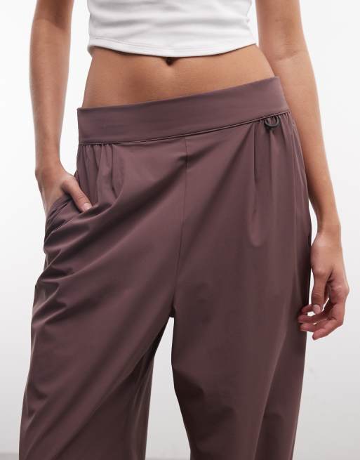 Nike Training Dri-Fit wide leg pants in brown  , 4 of 5