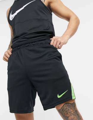 Nike Training Dry 5.0 shorts in black and green - view 1