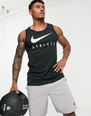 Nike Training Dry athlete vest in black 