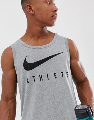 Nike Training Dry athlete vest in grey 