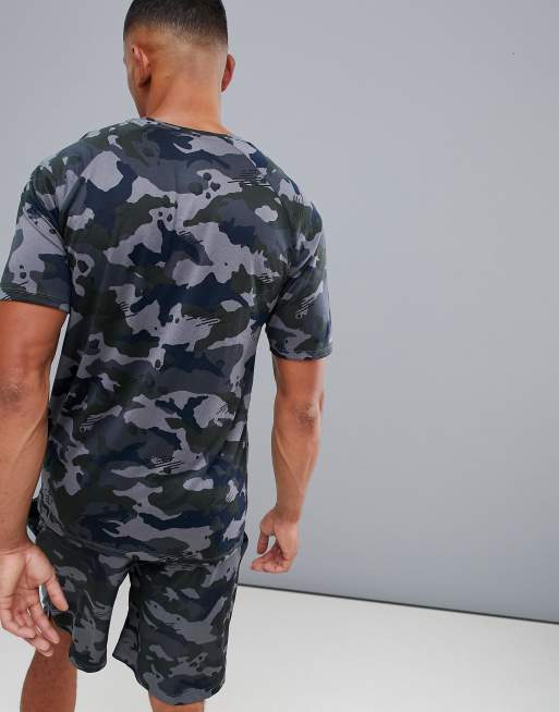 Nike camo shorts and hot sale shirt