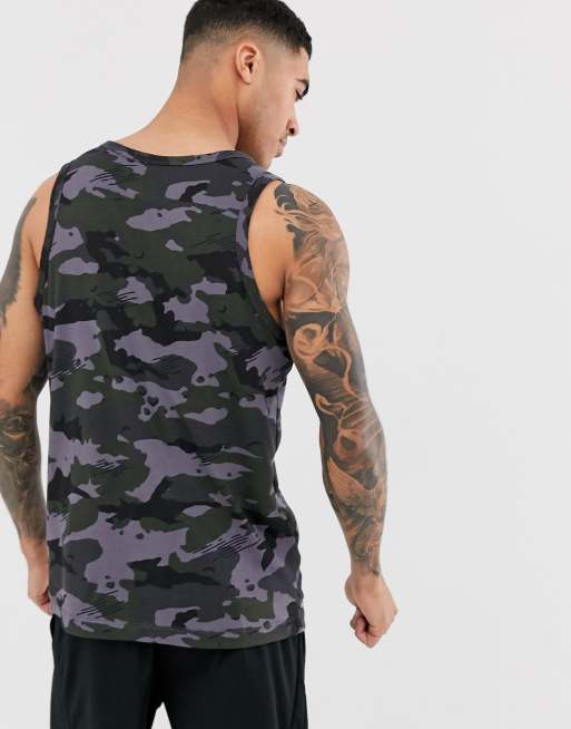 Nike Dri-FIT Men's Camo Sleeveless T-Shirt