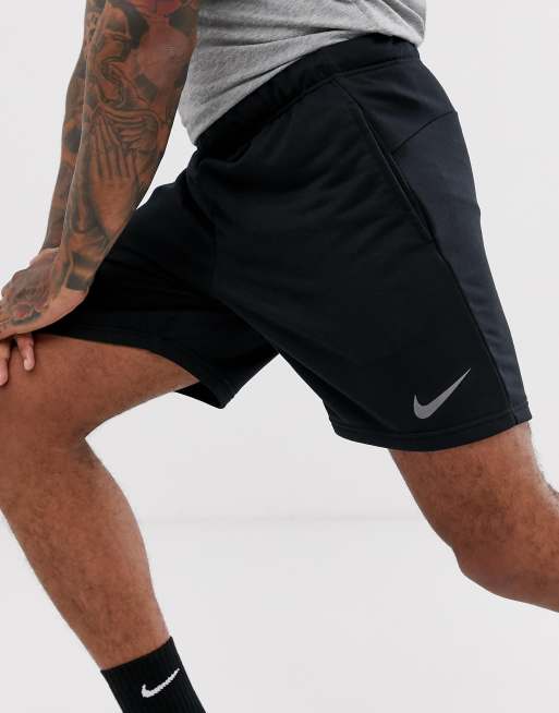 Nike Training Dry Hybrid Fleece Shorts In Black ASOS