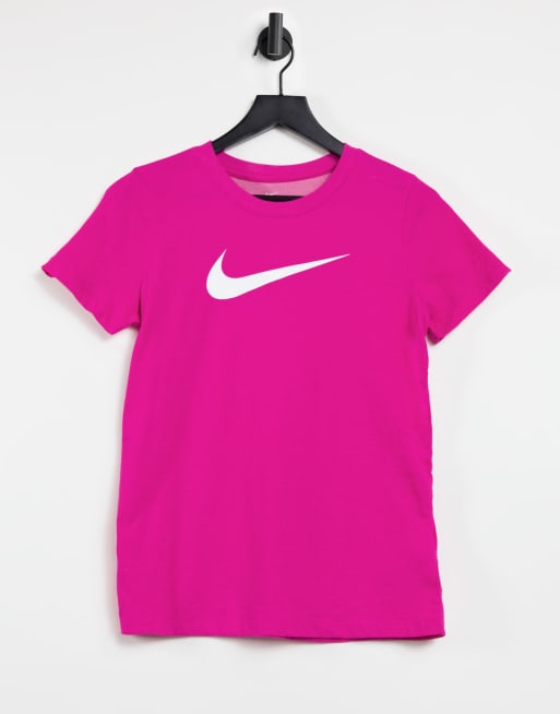 Girls pink store nike shirt