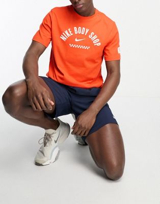 Nike Training D.Y.E. Dri-Fit graphic body shop t-shirt in red - ASOS Price Checker