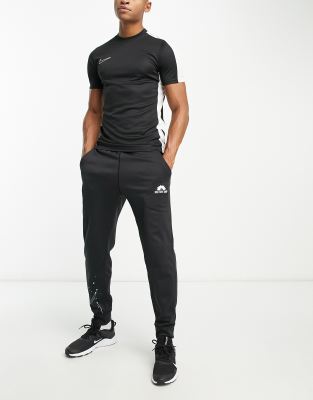 Under Armour co-ord Fleece Storm joggers in black