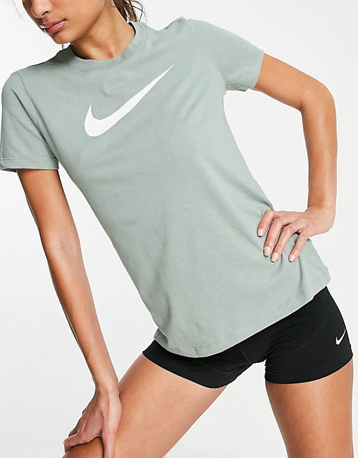  Nike Training Essential crew neck t-shirt in grey 