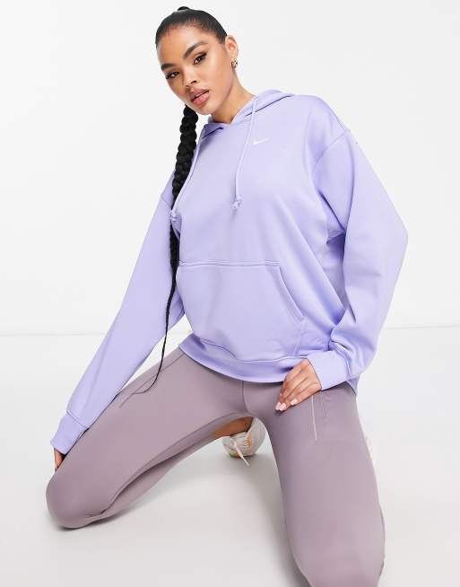 Nike Training Essential Therma FIT All Time hoodie in lilac