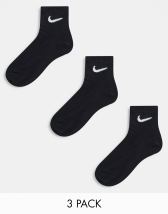Nike Training – Everyday – 3er-Pack leichte Knöchelsocken in Schwarz - view 1
