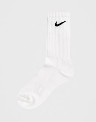 nike white mid socks
