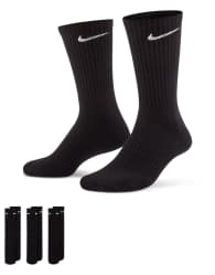 Nike Training Everyday Cushioned 3 pack crew socks in black