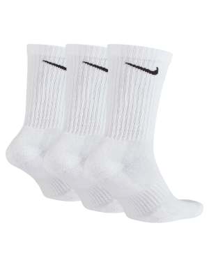 Nike Training Everyday Cushioned 3 pack crew socks in white